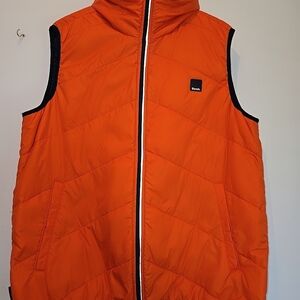Orange Puffer Vest